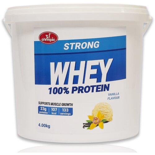 Olympic Strong Whey Protein, Vanila, 4 kg Slike