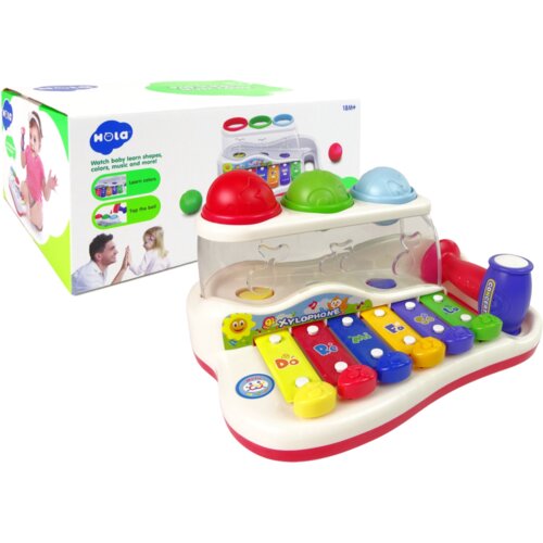  Edukativne činele za malu djecu s čekićem i šarenim kuglicama Cijene