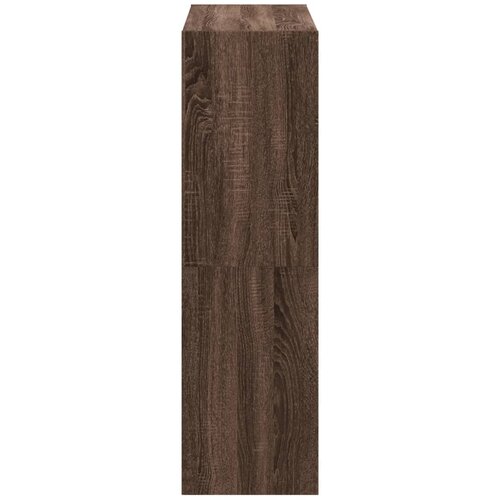  Regal za knjige boja hrasta 102 x 32 x 108 cm konstruirano drvo Slike