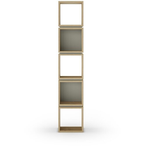 Marckeric Zelena/u prirodnoj boji biblioteka u dekoru hrasta 32x167 cm Lofty – Cijene