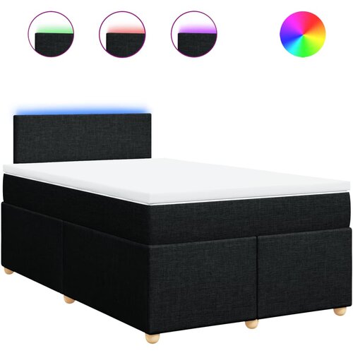 Maison Chic Box spring postelja - Vzmetna postelja z vzmetnico črna 120x190 cm blago SL23330, (21880271) Cene
