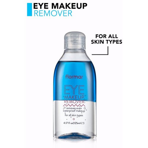 Flormar Eye Makeup Remover dvofazni odstranjevalec ličil za okoli oči 125 ml Slike