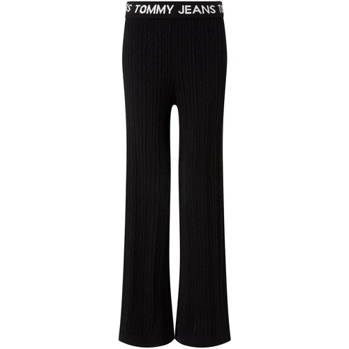 Tommy Hilfiger Jeans Tommy Jeans Pants - TJW CABLE KNIT PANTS black