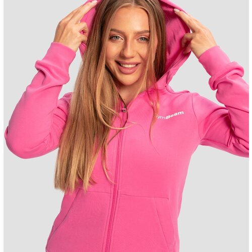 GymBeam Women&amp;lsquo;s limitless zip up hoodie dragonfruit Slike
