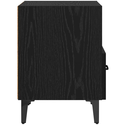  Noćni ormar Crni hrast 40 x 35 x 47.5 cm Konstruirano drvo Slike