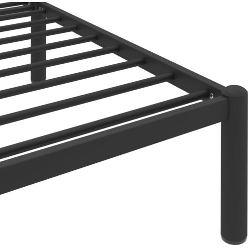  Okvir za krevet crni metalni 160 x 200 cm Slike