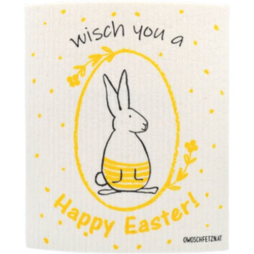 OWOSCHFETZN Spužvasta krpa "Happy Easter Bunny Fanny" - Narančasta Cene