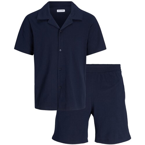 Jack & Jones Kratka pižama 'MATTHEW' mornarska Cene