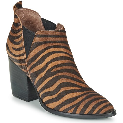 Wonders Gležnjarji M4102-ZEBRATO-CUERO Kostanjeva Cene