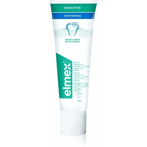 Elmex Sensitive Whitening zobna pasta za naravno bele zobe 75 ml