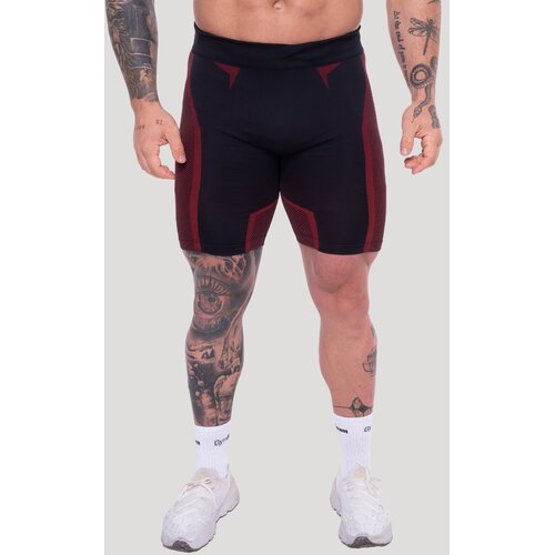 GymBeam OG1 Seamless Shorts Black/Red M Cijene
