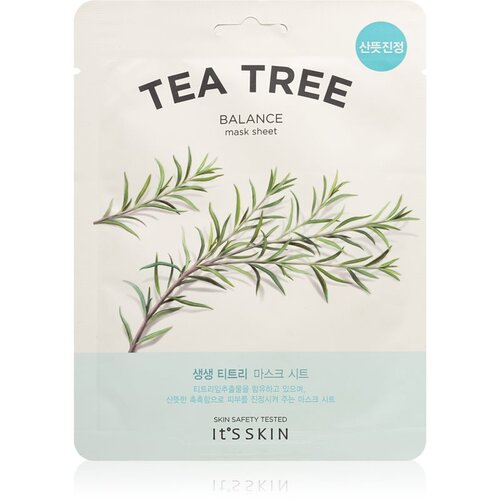It'S Skin The Fresh Mask Tea Tree revitalizacijska maska iz platna za problematično kožo, akne 18 g Cene