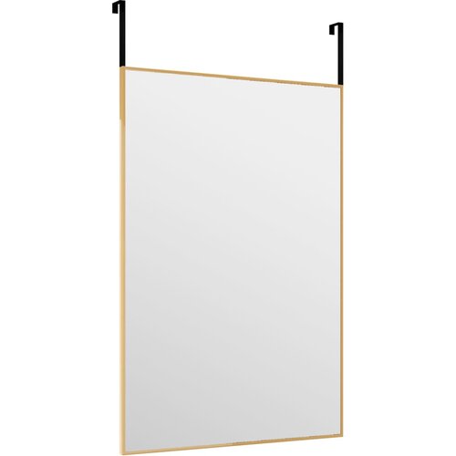  Ogledalo za vrata zlatno 40x60 cm od stakla i aluminija Slike