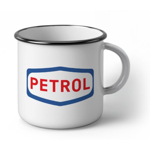 Petrol Retro emajlirana skodelica Slike