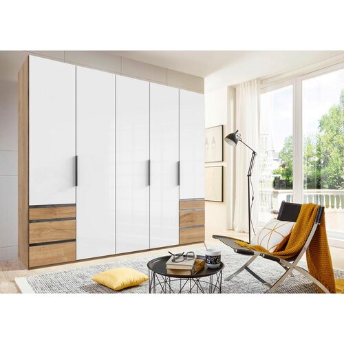 Modern Living Omara S Klasičnimi Vrati Level 36 D, Bela, Barva Hrasta Slike