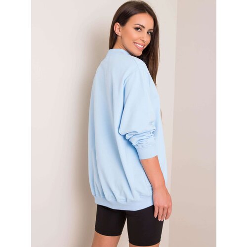 BASIC Feel Good Sweatshirt-RV-BL-5185.84P-light blue Cene