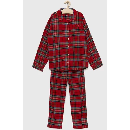 GAP Otroška pižama rdeča barva