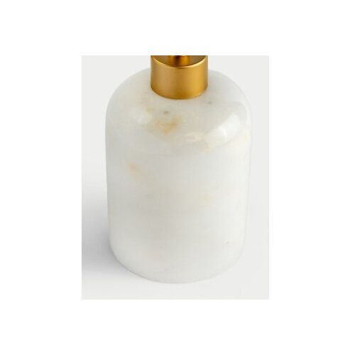Wallxpert dozator za sapun bianco white matte gold Slike