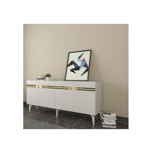 Hanah home komoda hayat KB150 white gold Slike