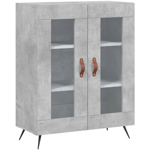 Maison Chic Komoda - Predalnik betonsko siva 69,5x34x90 cm inženirski les, (21721348) Cene