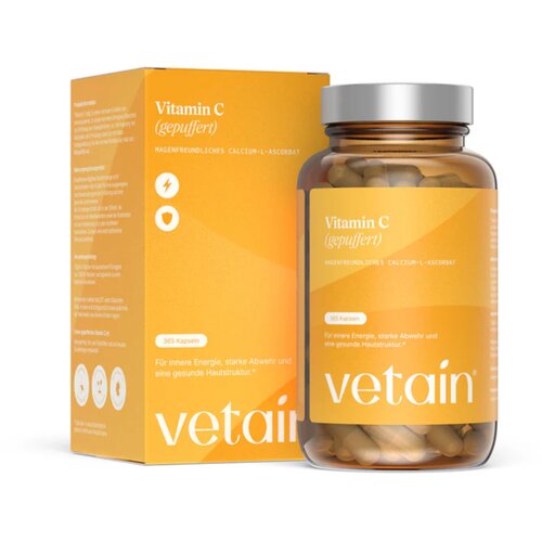Vetain Puferirani vitamin C - 365 kaps. Slike