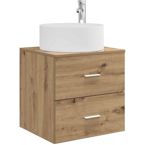 vidaXL Umivalnik s pritrditev na steno Artisan hrast, (5000245798) Cene