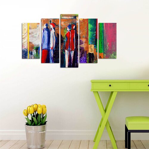 Wallity Set Slika 5ABSMDF-44, 5 Delova Cene