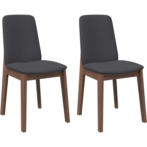 Maison Chic Jedilni stoli - Vzorci stoli z blazinami 2 kosa Brown Solid Wood Rubber A1484, (22031035) Cene