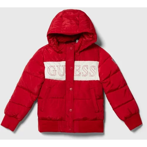 Guess Otroška jakna rdeča barva