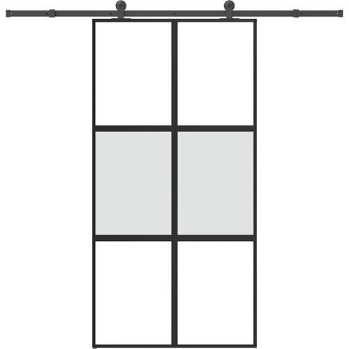  Klizna vrata s priborom 102,5x205 cm kaljeno staklo i aluminij Cijene