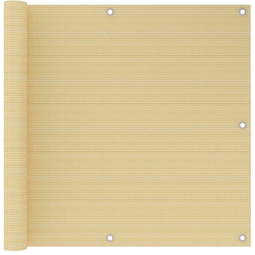 vidaXL Balkonsko platno bež 90x300 cm HDPE, (20609086) Cene