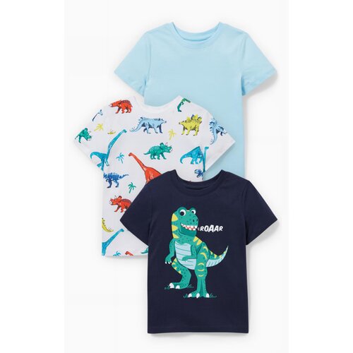 CA majica za dečake dino, 3 komada, multicolor Cene