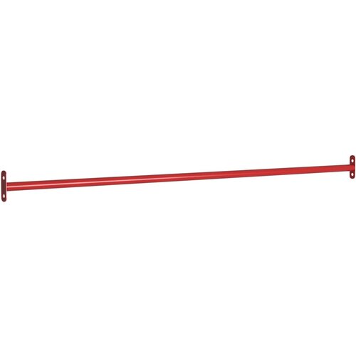  Prečke za prevrtanje 2 kom 125 cm čelične crvene Slike