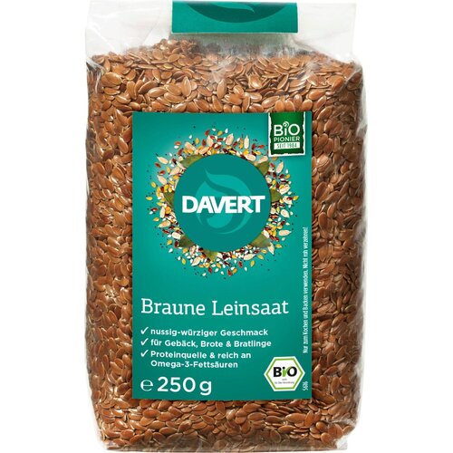 Davert Bio smeđe lanene sjemenke - 250 g Cijene
