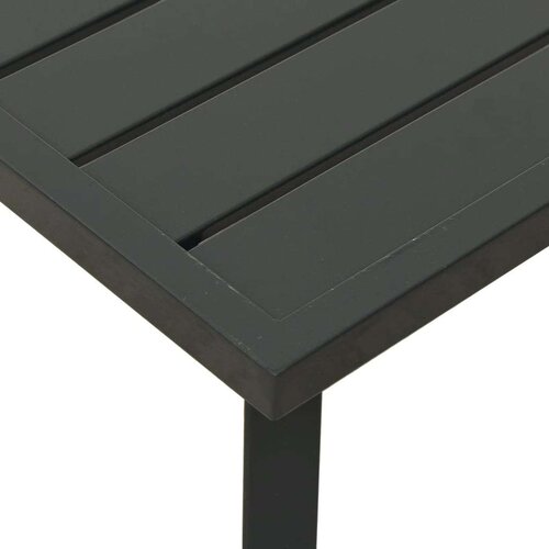 VidaXL Vrtni stolić za kavu antracit 110 x 55 x 35 cm čelični Slike
