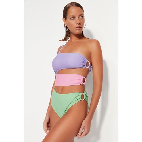 Trendyol swimsuit - multicolored - plain Slike