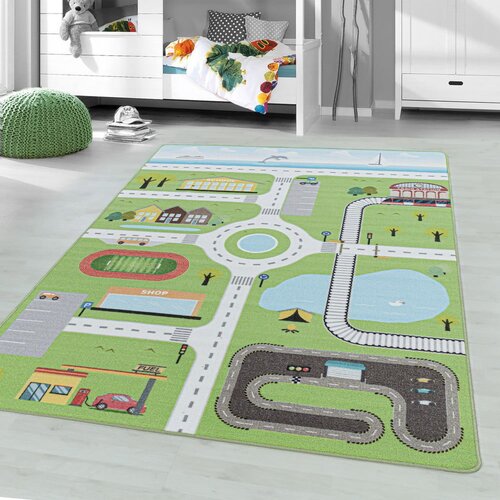 Ayyildiz Carpets Zelena otro&amp;scaron;ka preproga 80x120 cm Play &amp;ndash; Slike