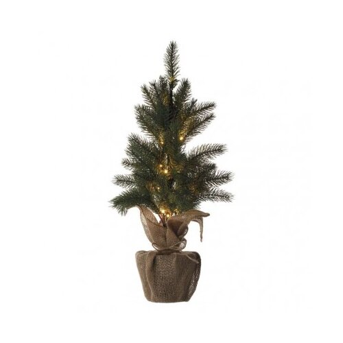 Emos LED božična jelka, 52 cm, 3x AA, notranja, topla bela, časovnik DCTW01 Slike