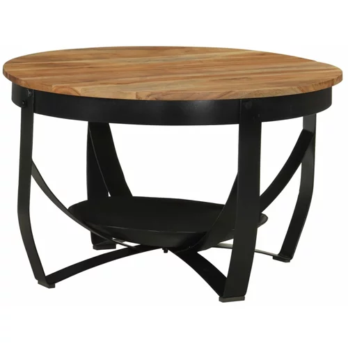  Stolić za kavu Ø 68 x 43 cm od masivnog drva bagrema i željeza