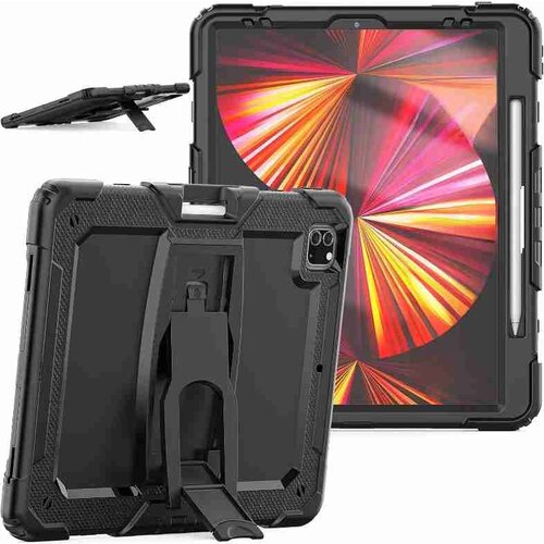 JTech Ohi&scaron;je za iPad Mini 6 s stojalom in naramnico Črno, (22025763) Cene