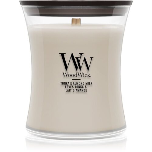 WoodWick Tonka & Almond Milk di&scaron;eča sveča z lesenim stenjem 275 g Cene