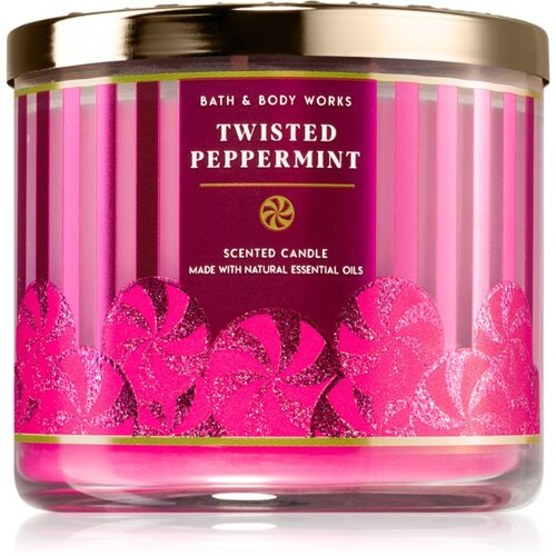 Bath & Body Works Twisted Peppermint mirisna svijeća 411 g Cijene