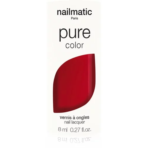Nailmatic Pure Color lak za nohte DITA- Rouge Profond / Deep Red 8 ml