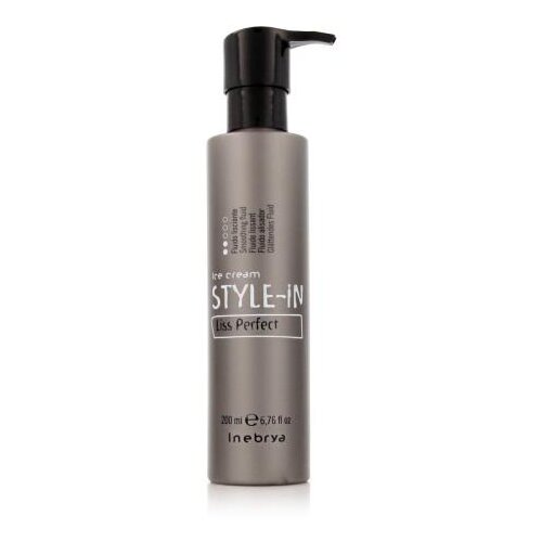 Inebrya Style-In Ice Cream Liss Perfect Smoothing Fluid nega brez izpiranja neukrotljivi in poškodovani lasje 200 ml unisex Cene