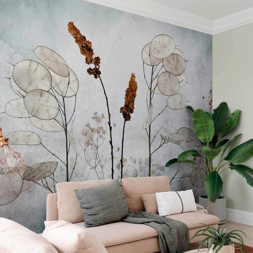 Artgeist Fototapeta Lunaria In The Meadow, 200x140cm Slike