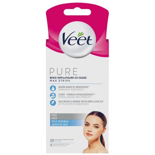Veet trake za depilaciju lica pure 20/1 Cene