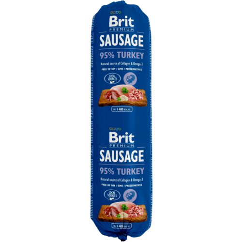 Brit Kobasica za pse - Ćuretina 800g Slike