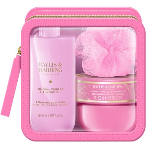 Baylis &amp;amp; Harding Jojoba, Vanilla &amp;amp; Almond Oil poklon set za putovanje Slike