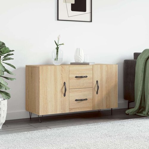VidaXL Komoda boja hrasta sonome 100x36x60 cm od konstruiranog drva Slike