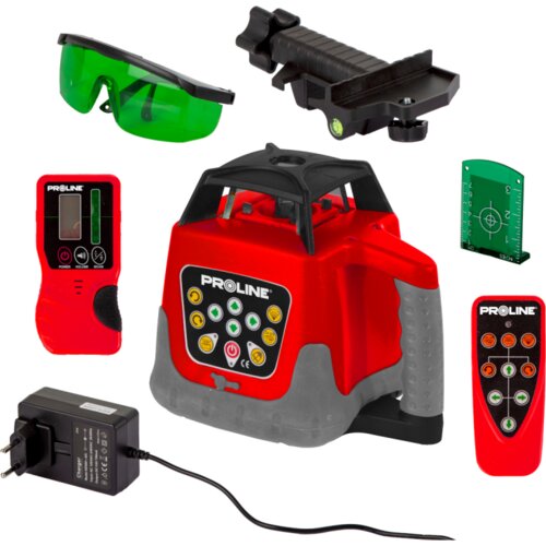 Proline ROTIRAJOČ LASER 500 M Li-Ion BATERIJA + DODATKI PROLINE3500 15162 Cene